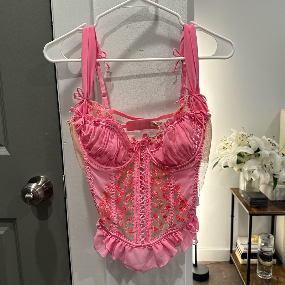 FOR LOVE & LEMONS Love Bouquet Bustier